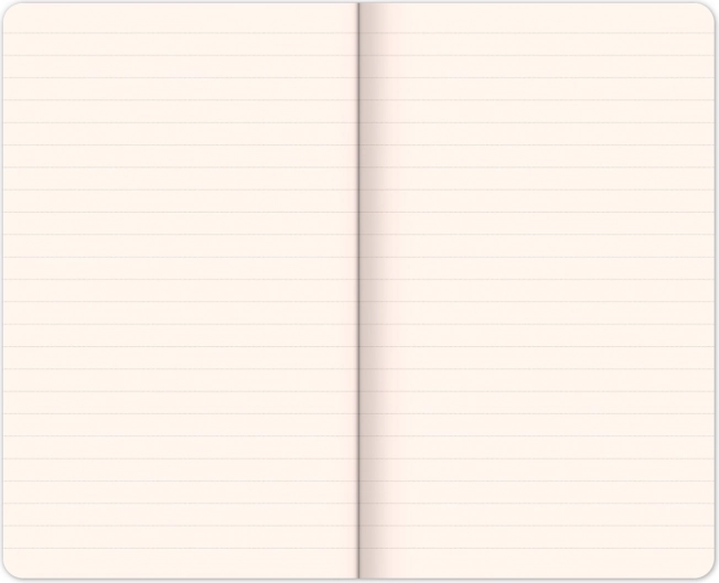 notique notes w linie róże 13 × 21 cm