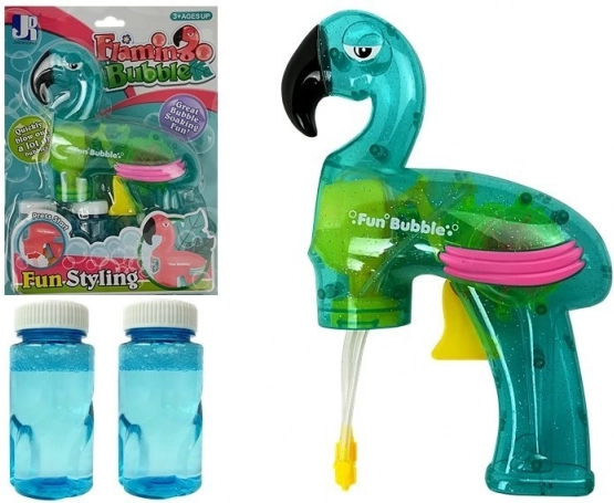 Pistolet do baniek flaming modry