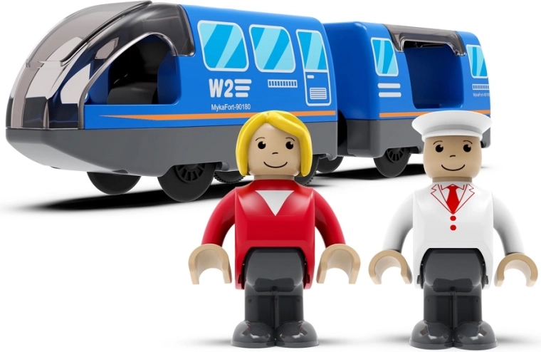 2Kids Toys elektryczny pociąg miejski niebieski