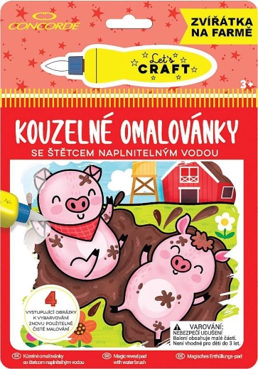 Magiczne kolorowanki CONCORDE – zwierzątka na farmie