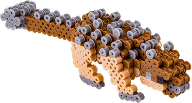 3D model ankylosaura z koralików