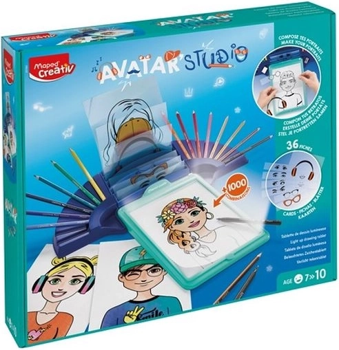 Creativ Avatar Studio – podświetlana tablica do rysowania do tworzenia avatarów