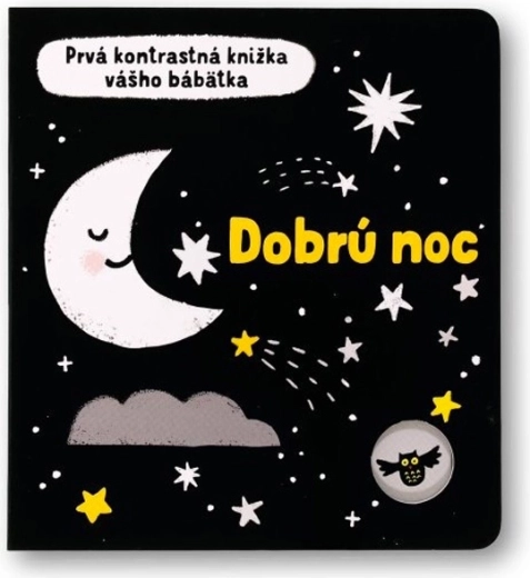 Dobranoc – pierwsza kontrastowa książeczka dla niemowląt
