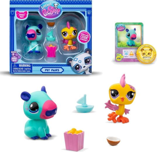 Hasbro Littlest Pet Shop Pet Jungle zestaw figurek i akcesoriów