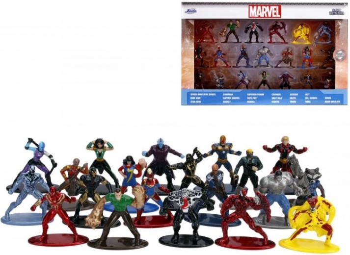 Metalowe nano figurki MARVEL – zestaw 20 szt. (fala 3)