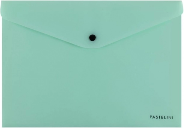 Koperta z zatrzaskiem A4 Pastelini zielona