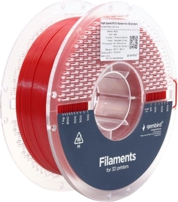 Filament PETG High Speed 1,75 mm 1 kg czerwony