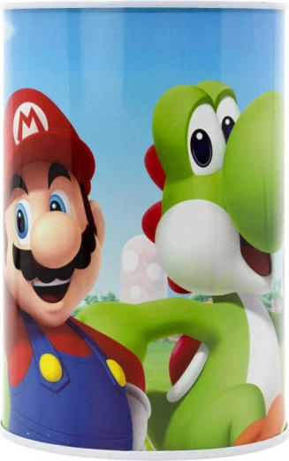 Skarbonka w kształcie walca Super Mario 10 × 15 cm - 1 sztuka