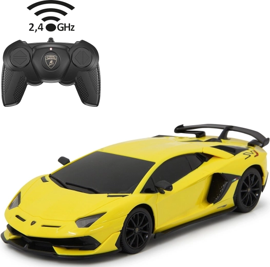Jamara Lamborghini Aventador SVJ RC samochód 1:24, żółty, 2,4 GHz