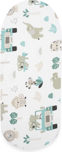 Bawełniane prześcieradło do wózka NEW BABY Safari 35 × 75 cm