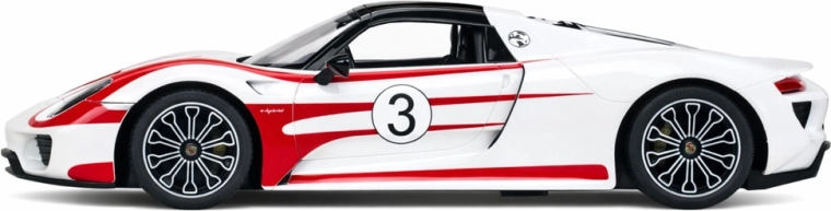 Realistyczne detale Porsche 918 Spyder Weissach