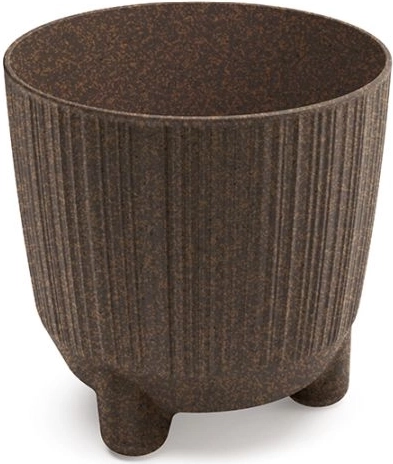Doniczka Ryfo Eco Wood 10,7 cm kawowa