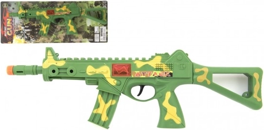 Plastowy karabin maszynowy na napęd bezwładnościowy 42 cm