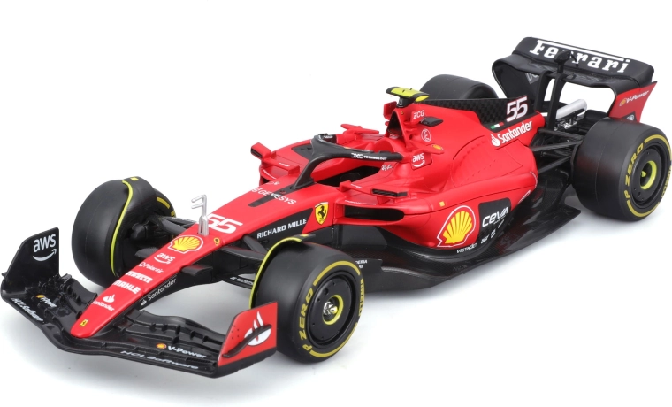 autentyczny wygląd SF-23 ze startowym numerem 55