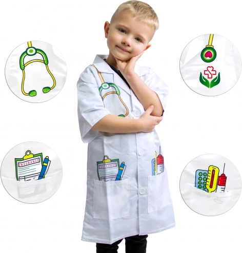 Dziecięcy kostium lekarski Woopie