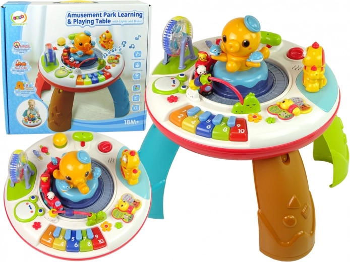 Interaktywny edukacyjny stolik ośmiornica