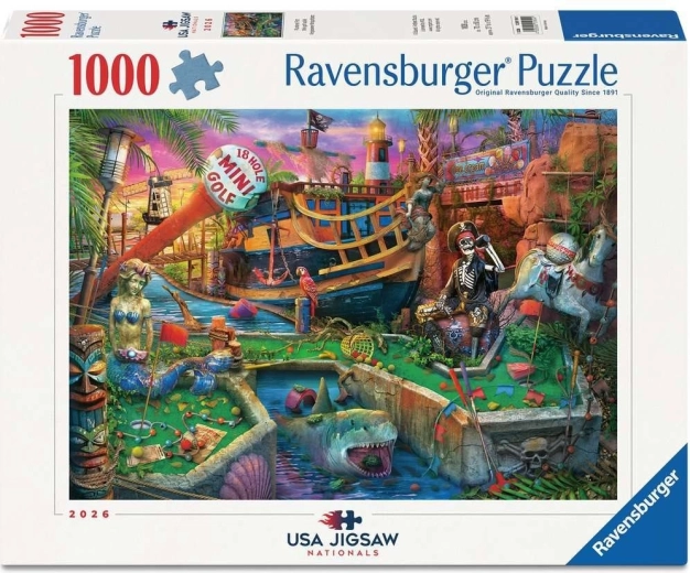 Puzzle Ravensburger USA Jigsaw Nationals: Piracki minigolf 1000 elementów