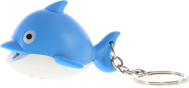 Dziecięcy brelok delfin ze światłem i dźwiękiem - 1 sztuka
