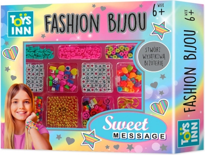 Zestaw koralików ze słodką wiadomością