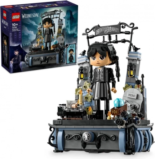 LEGO Wednesday Addams – kolekcjonerska figurka z bramą Akademii Nevermore
