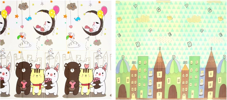 Dwustronne motywy do nauki i zabawy