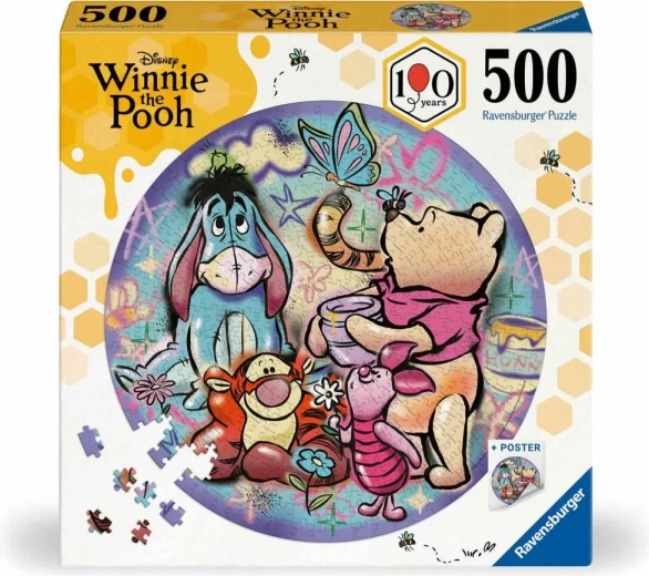 Ravensburger okrągłe puzzle Kubuś Puchatek 500 elementów