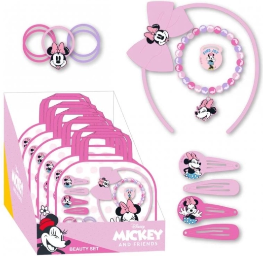 Zestaw akcesoriów do włosów MINNIE, 12 szt.