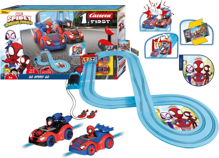 Tor wyścigowy Carrera First Spidey – Go Spidey Go! 2,9 m