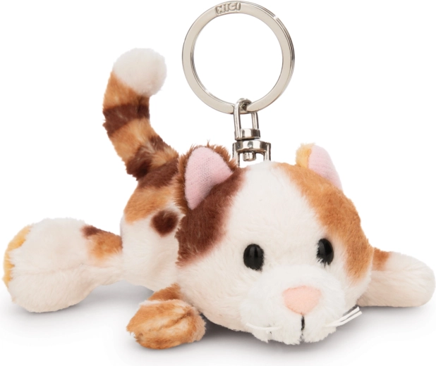 Brelok NICI leżący trójkolorowy kot Calico 10 cm