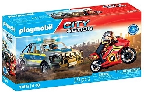 Playmobil City Action policyjny pick-up – pościg