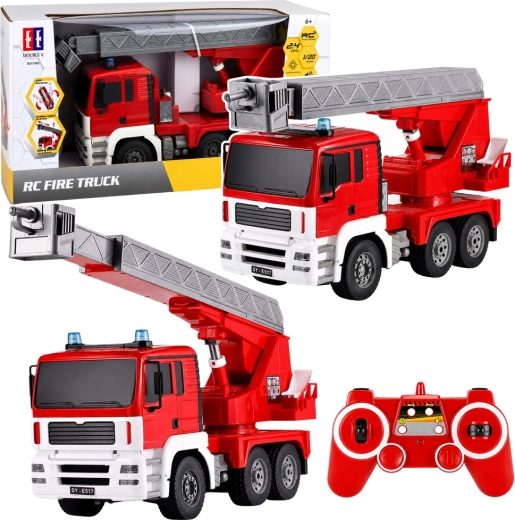 RC wóz strażacki 1:20 z obrotowym, wysuwanym ramieniem 660°