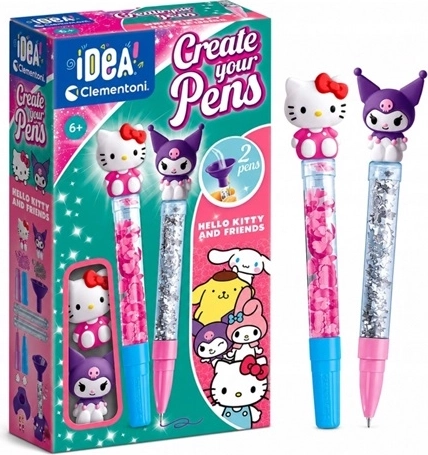 Clementoni Idea Mini fabryka długopisów Hello Kitty i przyjaciele