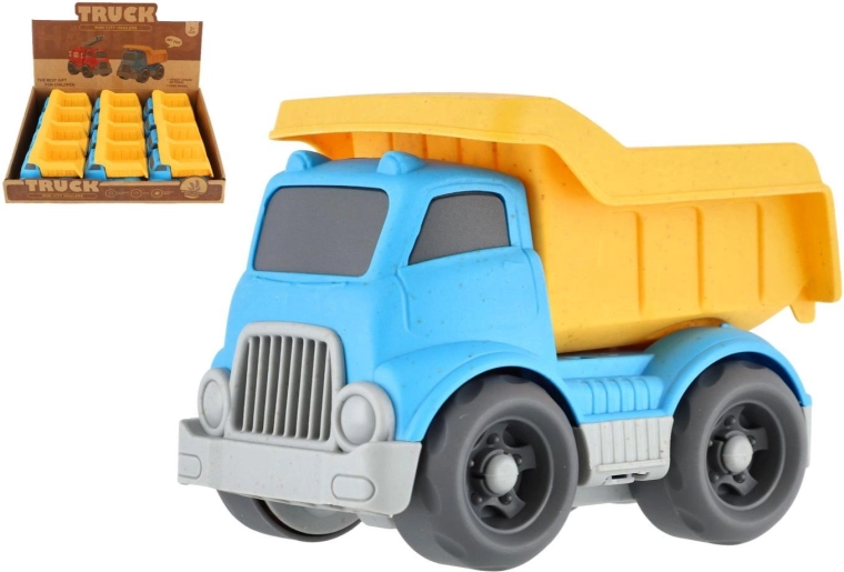 Mini wywrotka budowlana 10 cm na wolny bieg (12 szt. w boxie)