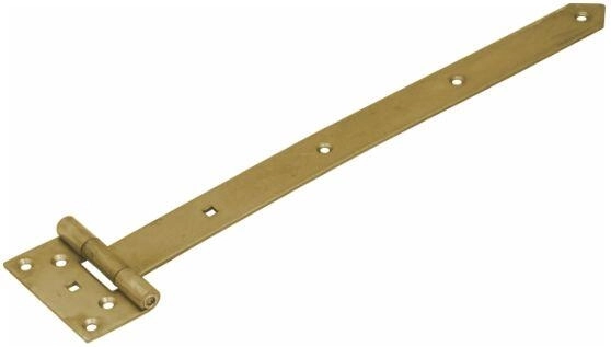 Zawias do furtki 400 × 45 × 90 × 35 × 3 mm, żółto cynkowany