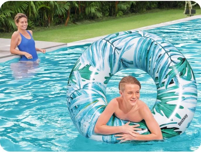 Duża średnica dla wygodnego leniuchowania