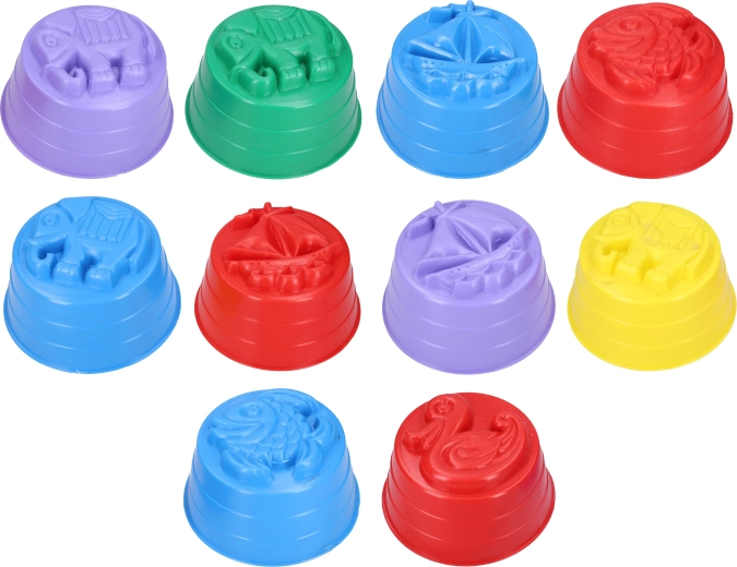 Duża plastikowa foremka do piasku 15 × 8 cm