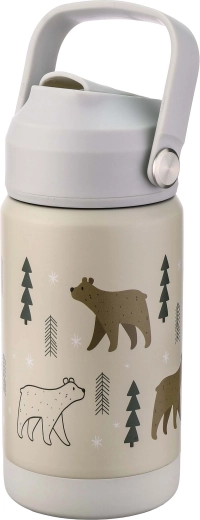 Nierdziany termos z ustnikiem Kitchisimo 370 ml miś
