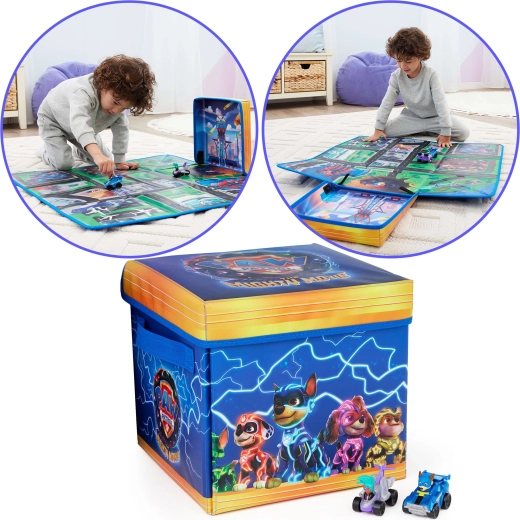 Mata, która zmienia się w pudełko do przechowywania