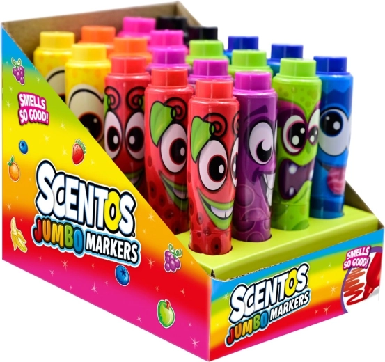 Pachnący jumbo pisak Scentos Funny Face 1 szt.
