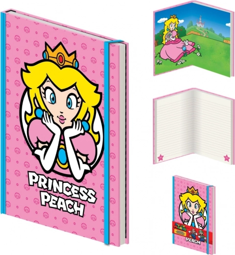 Super Mario Notes A5 Premium Peach
