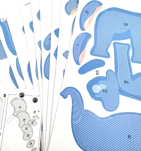 Łatwe składanie dzięki ponumerowanym elementom