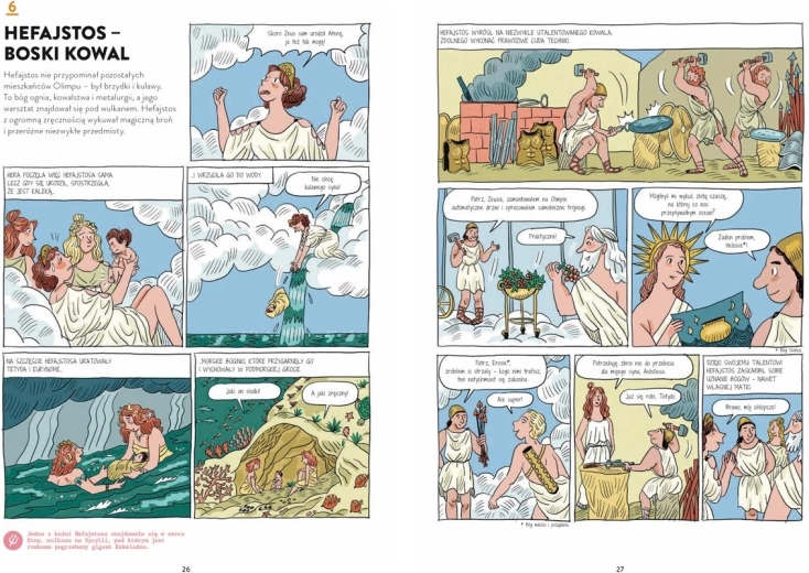 Książka Mitologia Greków i Rzymian w komiksie