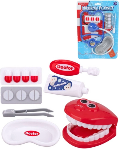 Dziecięcy zestaw lekarski z akcesoriami dentystycznymi