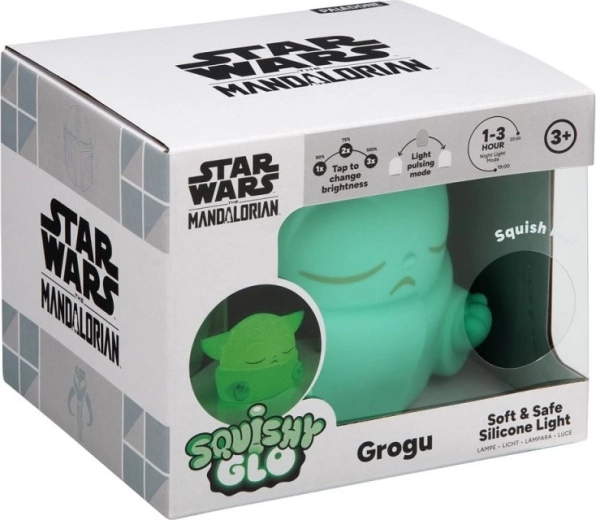Lampka nocna Star Wars: The Mandalorian Grogu Squish & Glow - 1 szt.
