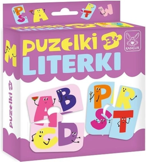 Puzzelki Literki 3+