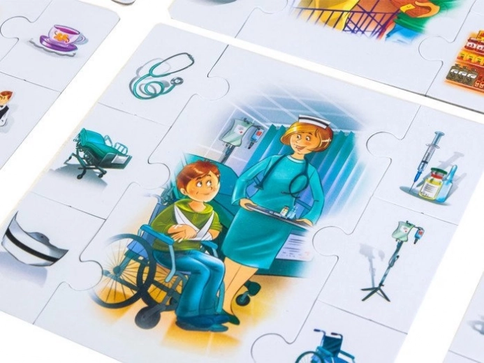 Jawa gra logiczna Gdzie jestem? edukacyjna układanka dla przedszkolaków