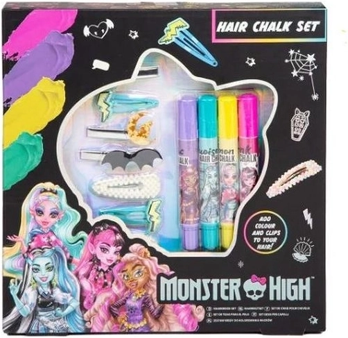 Monster High kredy do włosów – zestaw ze spinkami