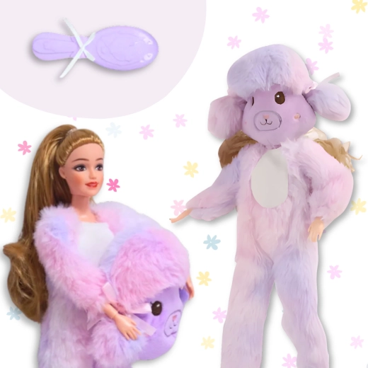 Ruchome kończyny i szczotka do włosów