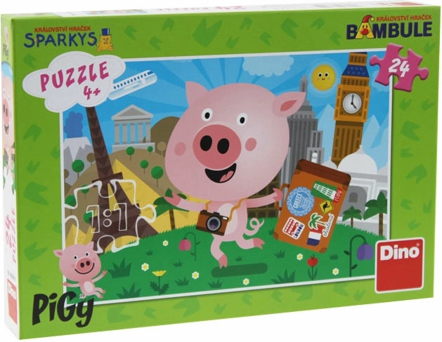 Puzzle Prosiątko Pigy 24 elementy