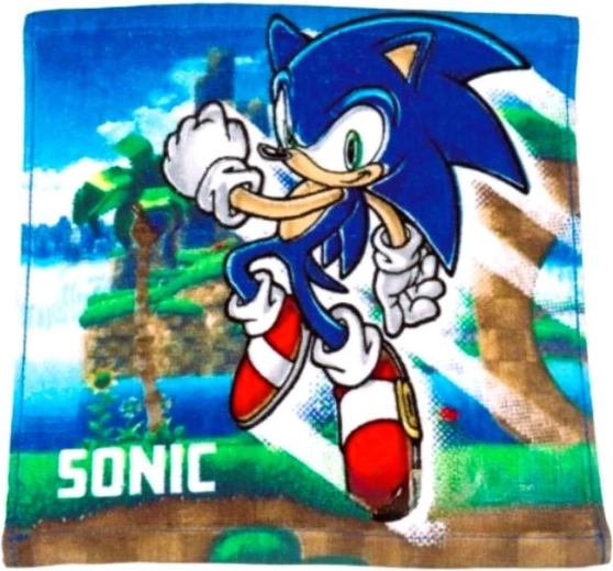 Ręcznik do twarzy Sonic - 1 sztuka